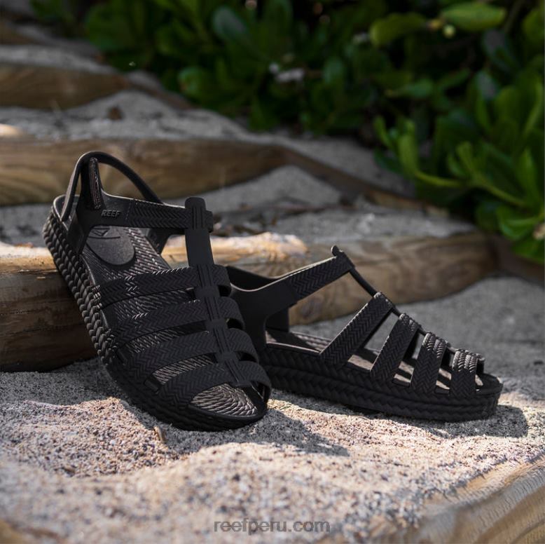 agua con playas negro 0RZL2103 mujer Reef