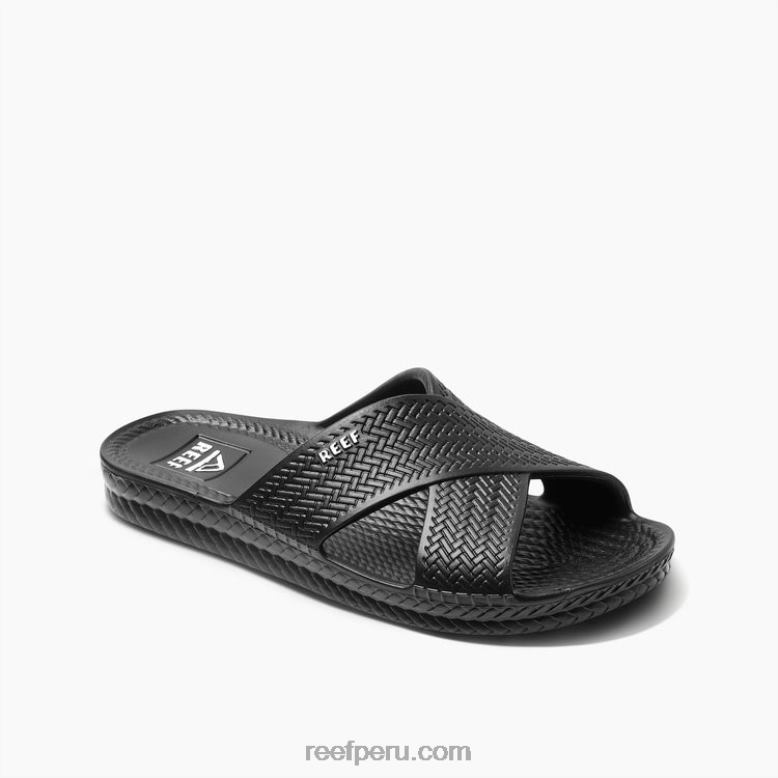 agua x tobogán negro 0RZL235 mujer Reef