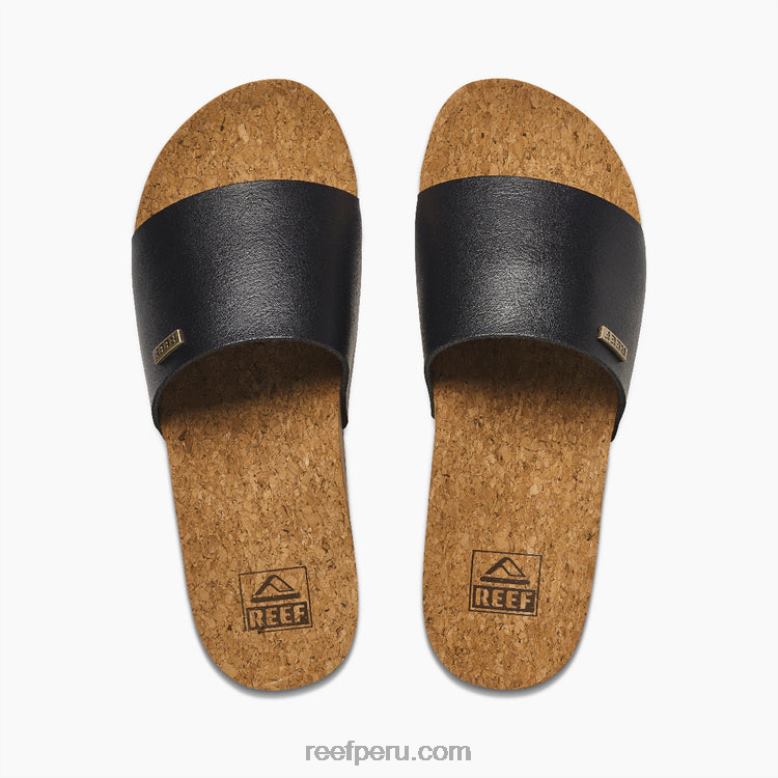 cojín explorador hola negro/tostado 0RZL251 mujer Reef