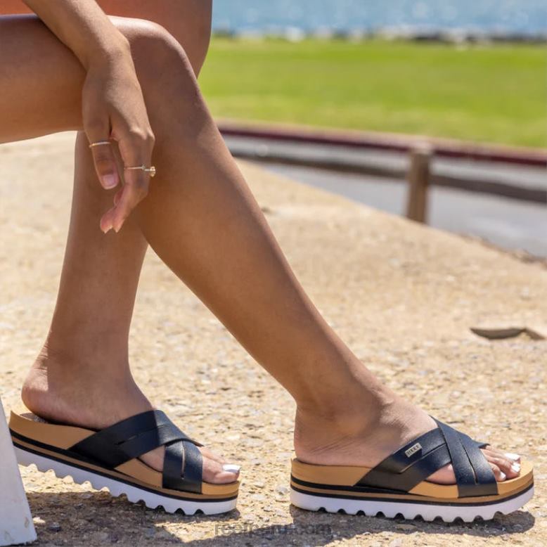 cojín flor hola negro/tostado 0RZL256 mujer Reef