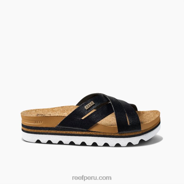 cojín flor hola negro/tostado 0RZL256 mujer Reef