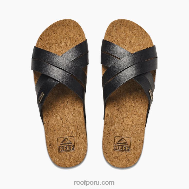 cojín flor hola negro/tostado 0RZL256 mujer Reef