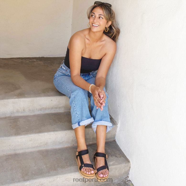 cojín rem hola negro/tostado 0RZL2130 mujer Reef