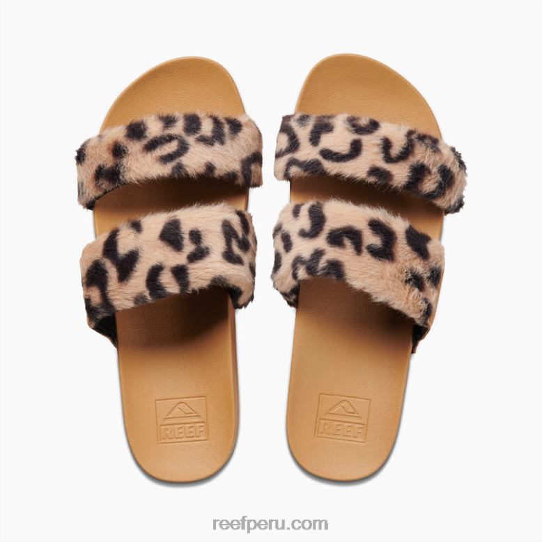 cojín vista acogedor leopardo 0RZL265 mujer Reef