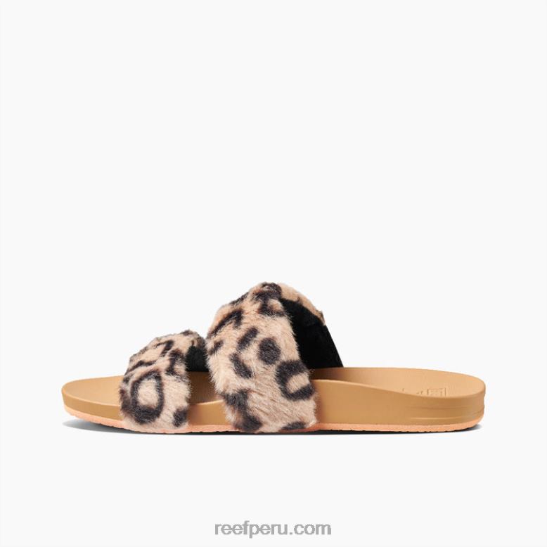 cojín vista acogedor leopardo 0RZL265 mujer Reef