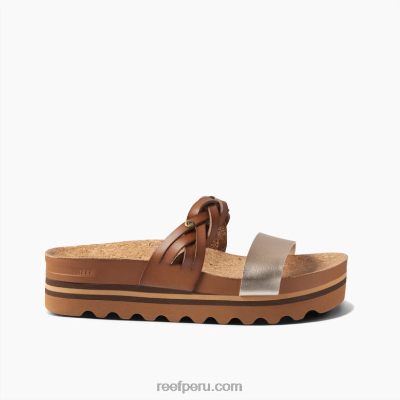 cojín vista hi twist bronceado/champán 0RZL2146 mujer Reef