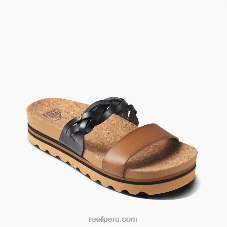 cojín vista hi twist negro/tostado 0RZL2114 mujer Reef