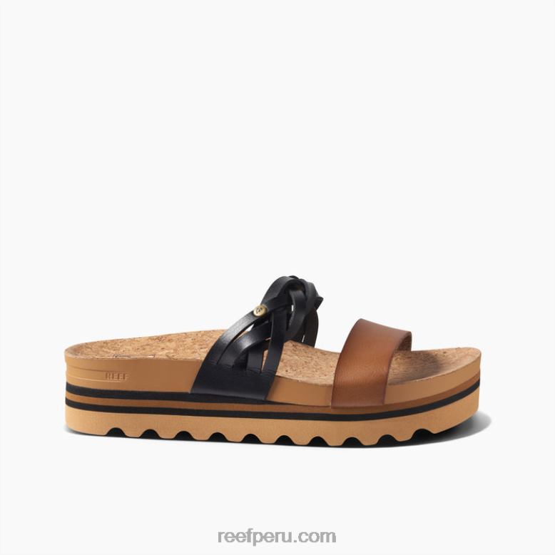 cojín vista hi twist negro/tostado 0RZL2114 mujer Reef