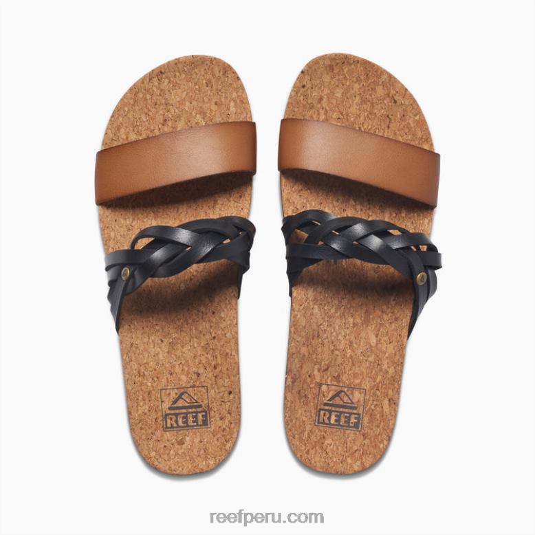cojín vista hi twist negro/tostado 0RZL2114 mujer Reef