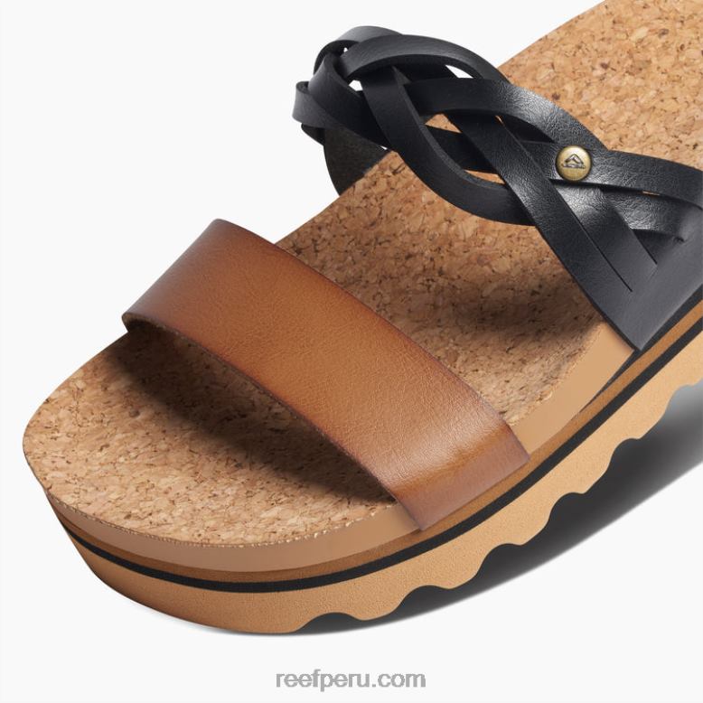 cojín vista hi twist negro/tostado 0RZL2114 mujer Reef