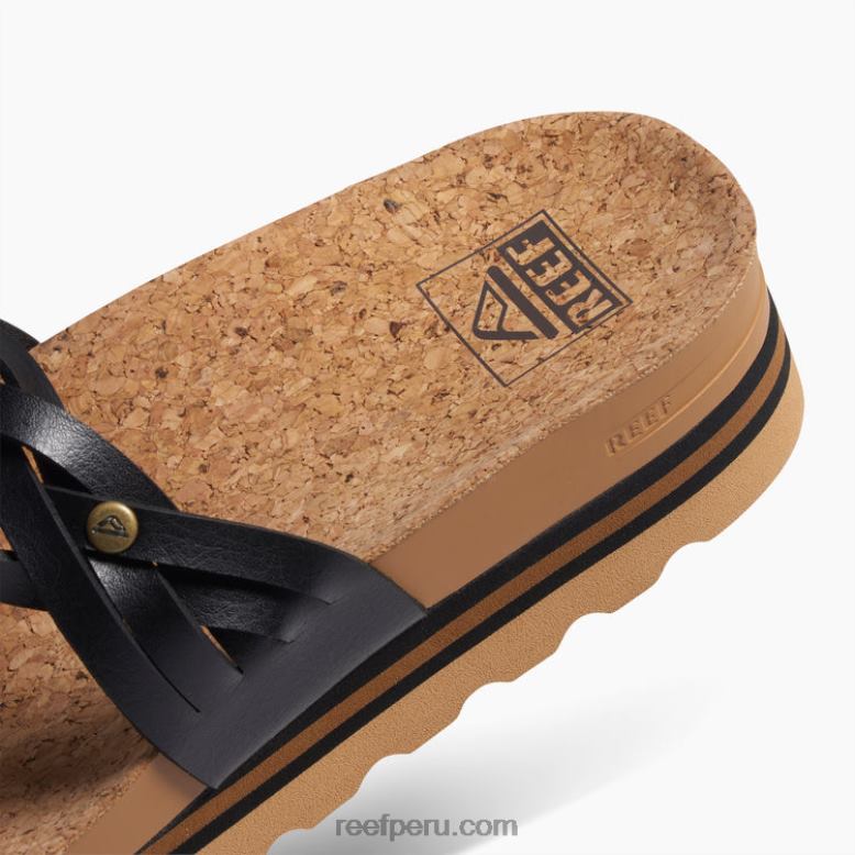 cojín vista hi twist negro/tostado 0RZL2114 mujer Reef
