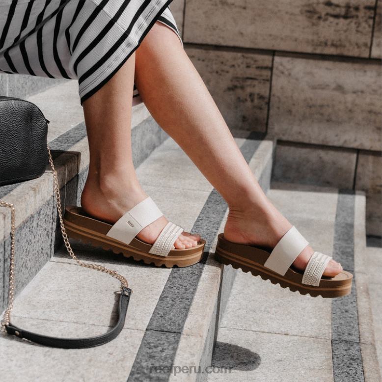 cojín vista hola trenza blanca 0RZL218 mujer Reef