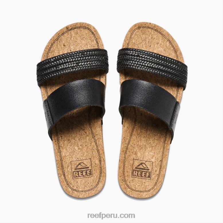 cojín vista hola trenza negra 0RZL215 mujer Reef