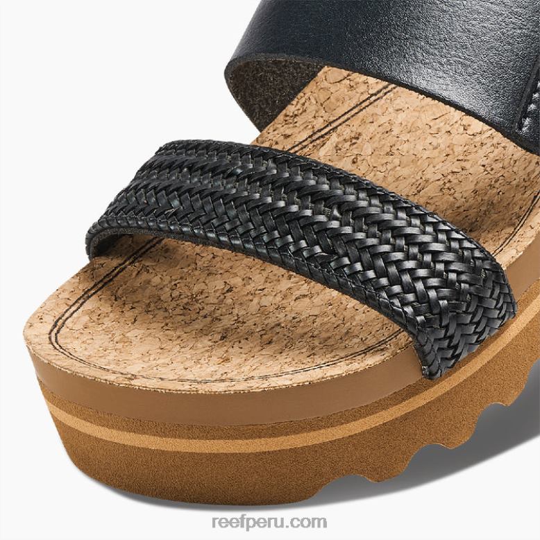 cojín vista hola trenza negra 0RZL215 mujer Reef