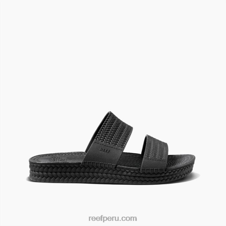 tobogán de vista de agua negro 0RZL231 mujer Reef