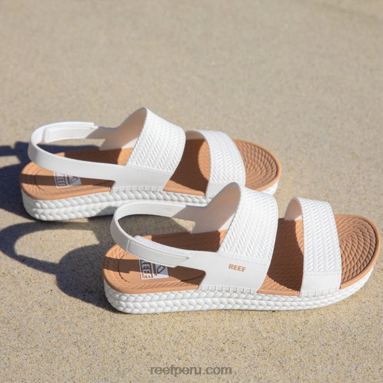 vista de agua de arrecife blanco/bronceado 0RZL226 mujer