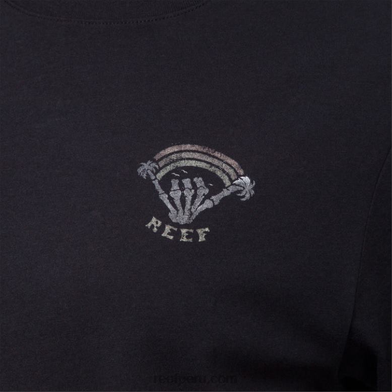camiseta corta de manga corta en algún lugar caviar 0RZL2270 mujer Reef