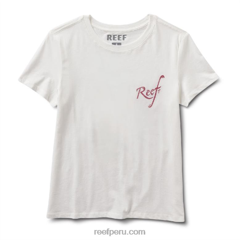 camiseta de manga corta con flores malvavisco 0RZL2284 mujer Reef