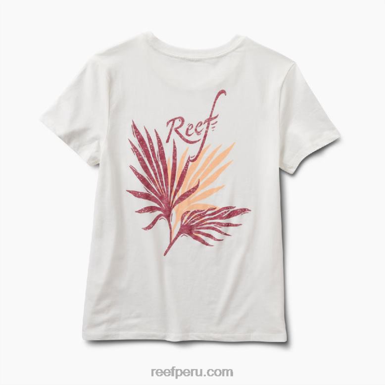 camiseta de manga corta con flores malvavisco 0RZL2284 mujer Reef