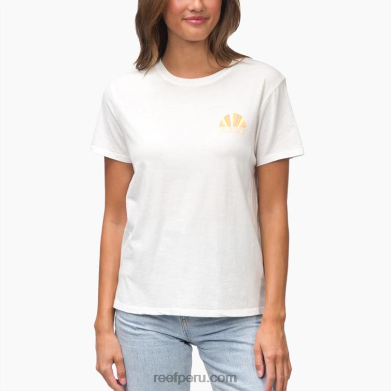 camiseta de manga corta más ligera malvavisco 0RZL2272 mujer Reef