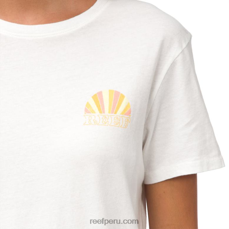 camiseta de manga corta más ligera malvavisco 0RZL2272 mujer Reef