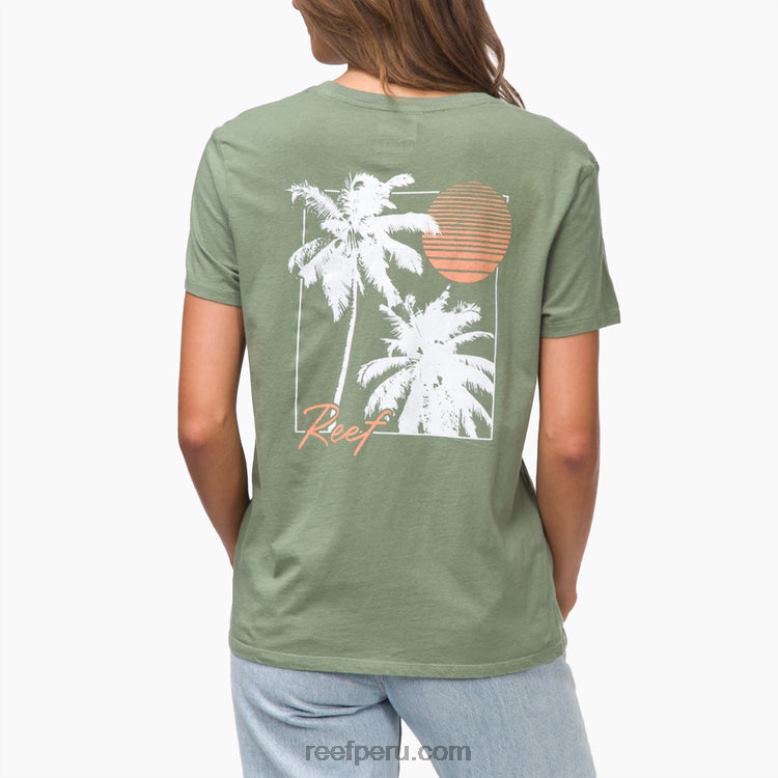 camiseta de manga corta ridley espuma marina 0RZL2282 mujer Reef