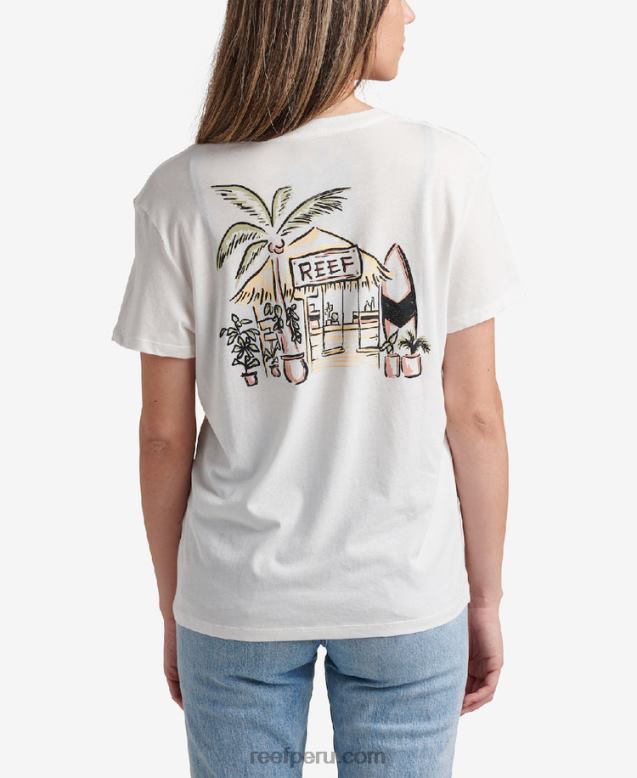 camiseta de manga corta shacktime malvavisco 0RZL2280 mujer Reef
