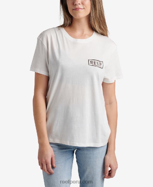 camiseta de manga corta shacktime malvavisco 0RZL2280 mujer Reef