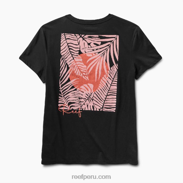 camiseta holgada de manga corta apilada caviar 0RZL2281 mujer Reef