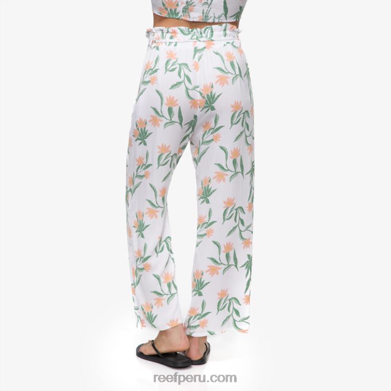 pantalón paperbag esperanza blanco brillante 0RZL2291 mujer Reef