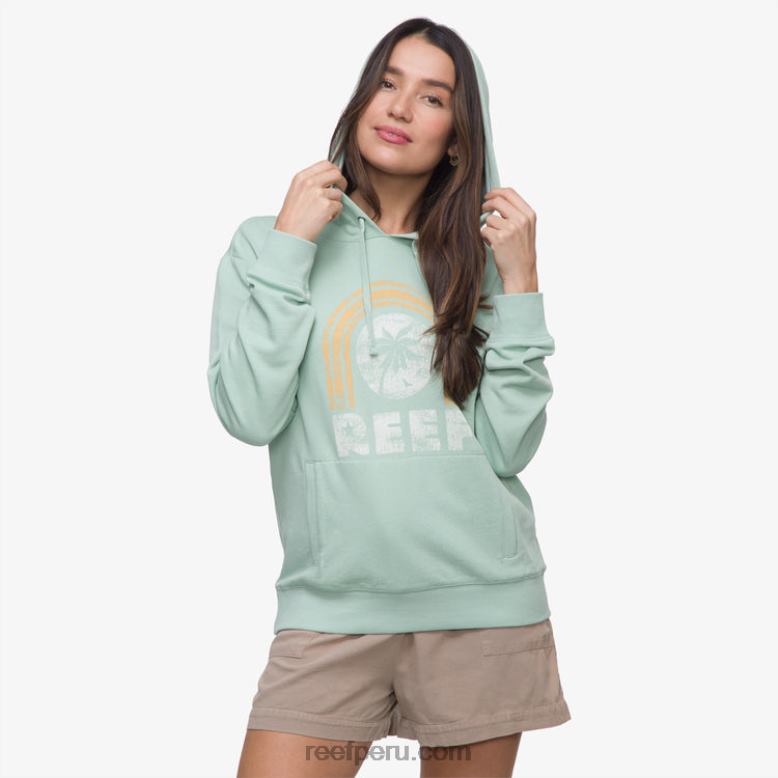 fuentes sudadera con capucha todavía verde 0RZL2286 mujer Reef