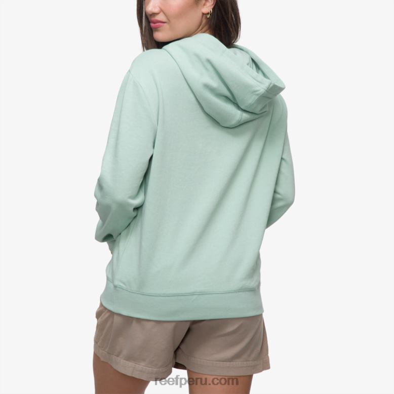 fuentes sudadera con capucha todavía verde 0RZL2286 mujer Reef