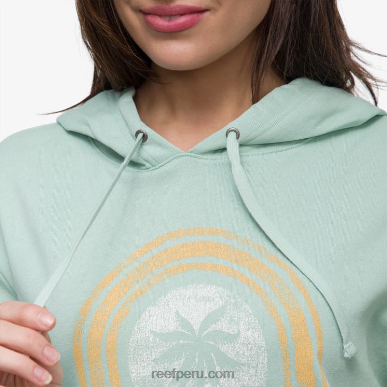 fuentes sudadera con capucha todavía verde 0RZL2286 mujer Reef