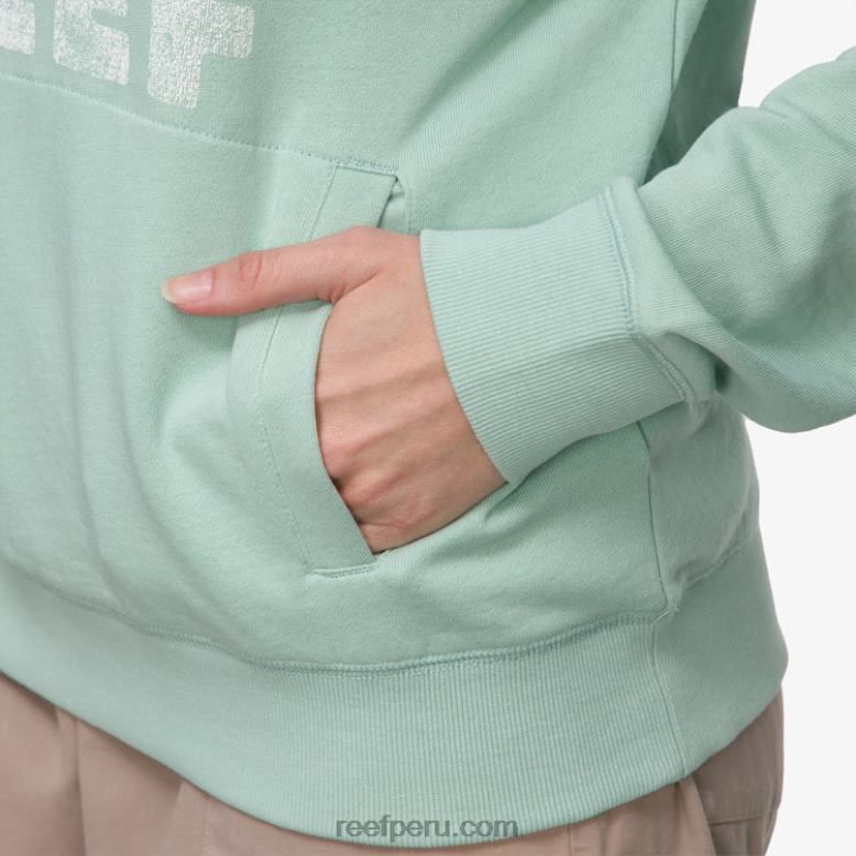 fuentes sudadera con capucha todavía verde 0RZL2286 mujer Reef