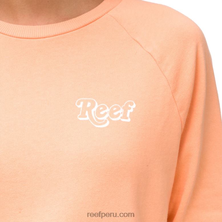 jersey florencia cuello redondo coral 0RZL2289 mujer Reef