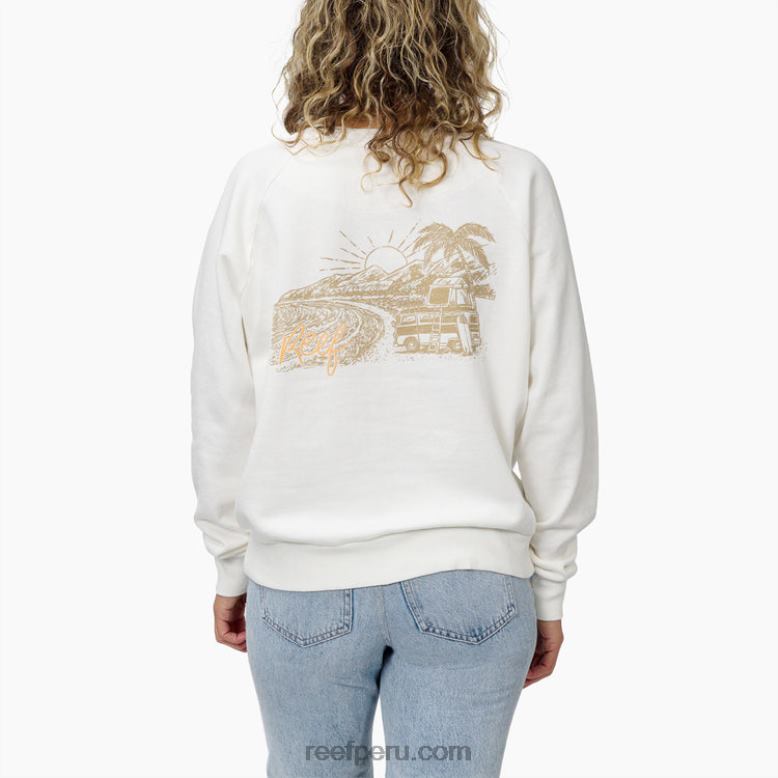 salvaje jersey de cuello redondo malvavisco 0RZL2290 mujer Reef
