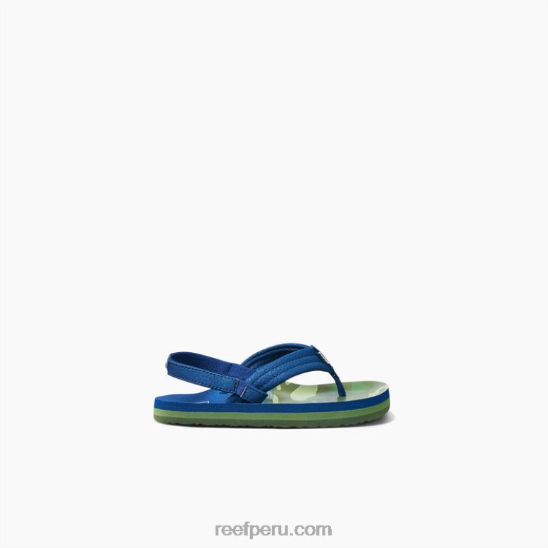 pequeño ahi azul marino/camuflaje 0RZL2833 niños Reef
