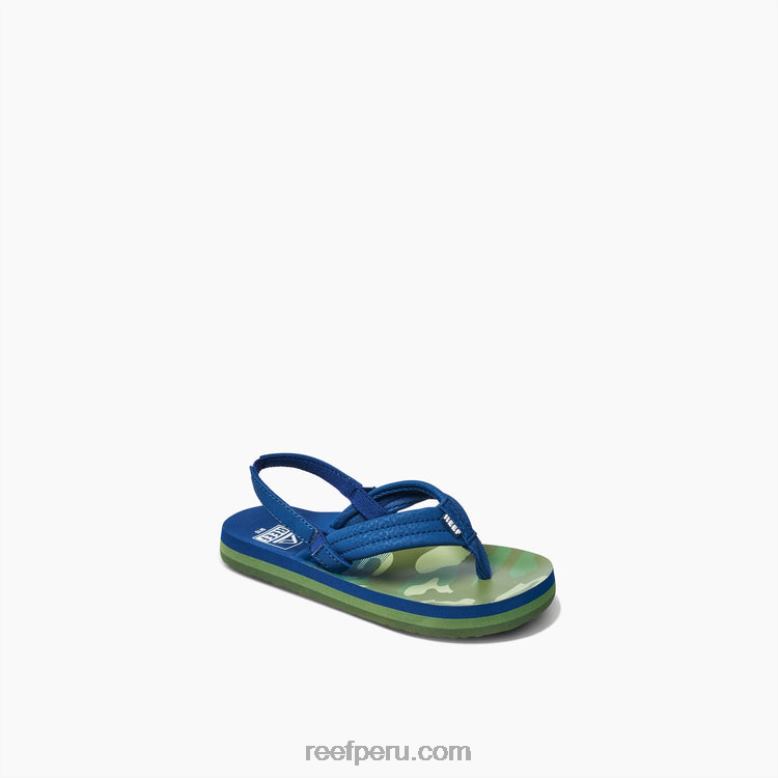 pequeño ahi azul marino/camuflaje 0RZL2833 niños Reef