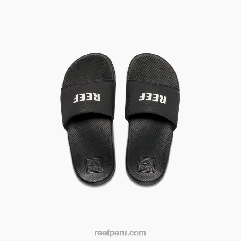 niños una diapositiva arrecife negro/blanco 0RZL2837Reef