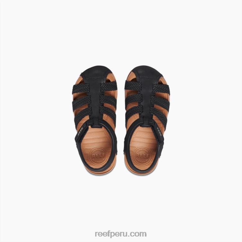 poca agua playera negro/tostado 0RZL2872 niños Reef