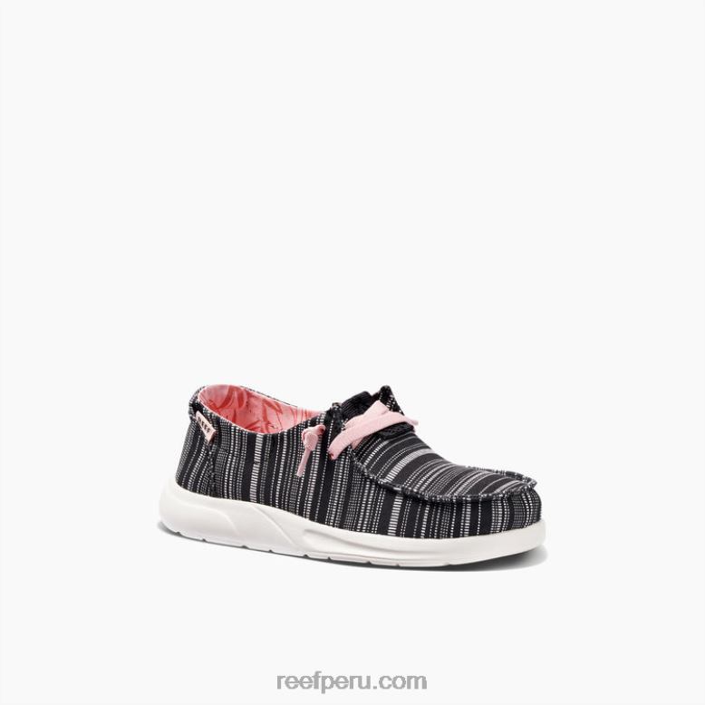 costa de cojines para niños rayas negras 0RZL2882Reef